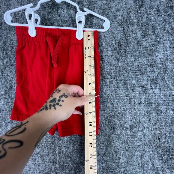 Nike Shorts Boys 4 XS Red‎ Jersey Athletic Basketball Stretch Waist Pockets - Picture 5 of 7